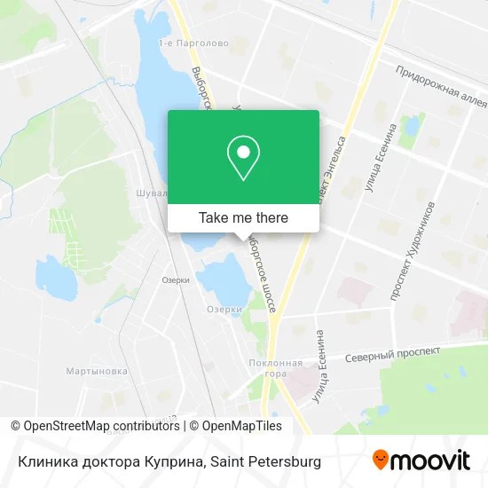 Клиника доктора Куприна map