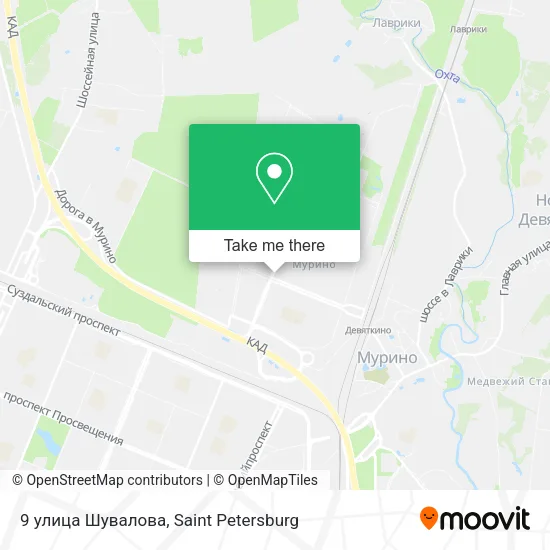 9 улица Шувалова map