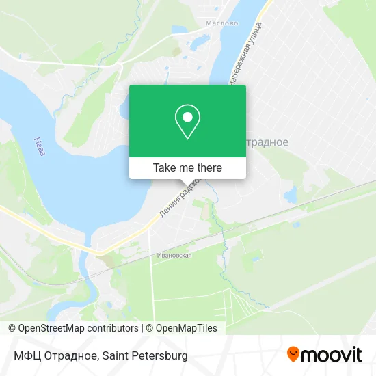 МФЦ Отрадное map