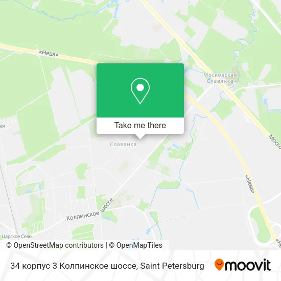 34 корпус 3 Колпинское шоссе map