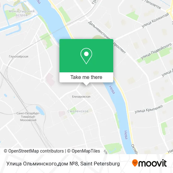 Улица Ольминского,дом №8 map