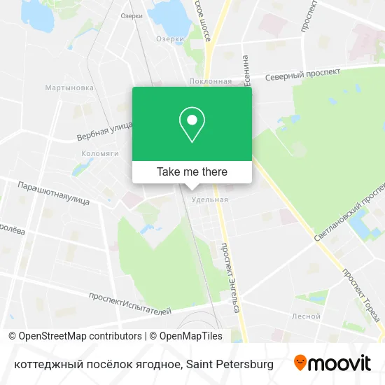 коттеджный посёлок ягодное map
