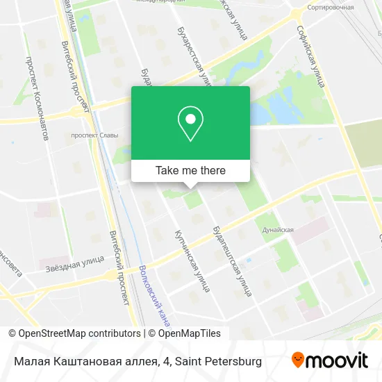 Малая Каштановая аллея, 4 map
