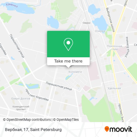 Вербная, 17 map