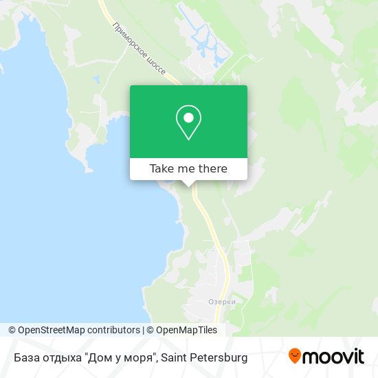 База отдыха "Дом у моря" map