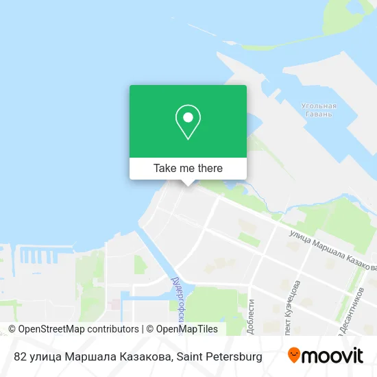 82 улица Маршала Казакова map