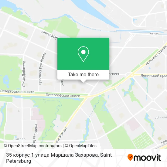 35 корпус 1 улица Маршала Захарова map