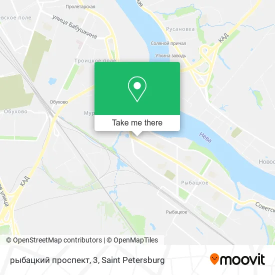рыбацкий проспект, 3 map