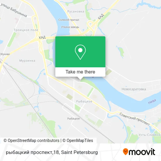 рыбацкий проспект,18 map