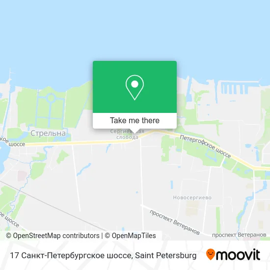 17 Санкт-Петербургское шоссе map