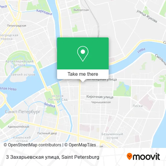 3 Захарьевская улица map