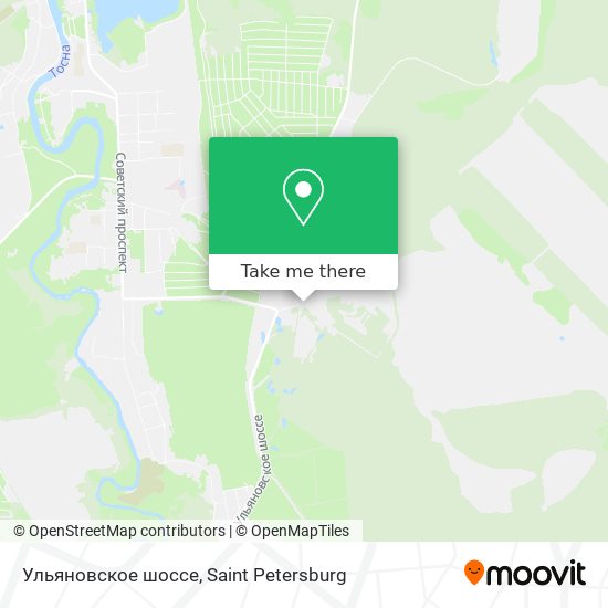 Ульяновское шоссе map