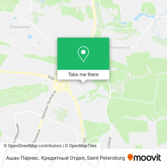 Ашан Парнас. Кредитный Отдел map