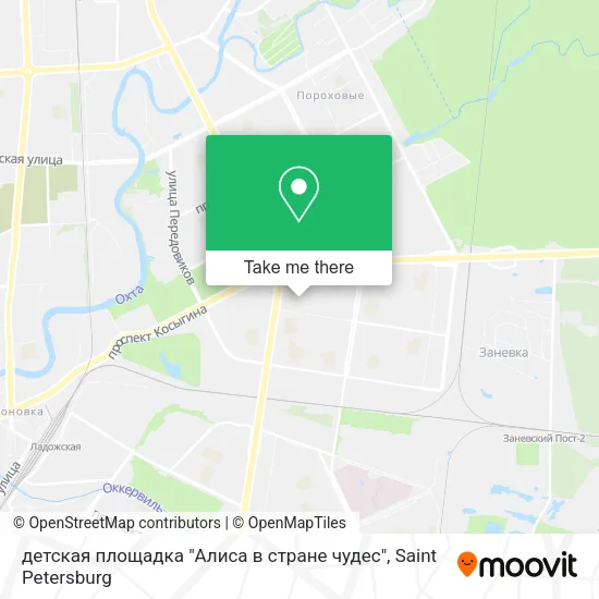 детская площадка "Алиса в стране чудес" map