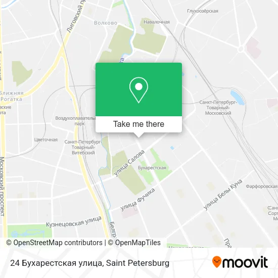 24 Бухарестская улица map