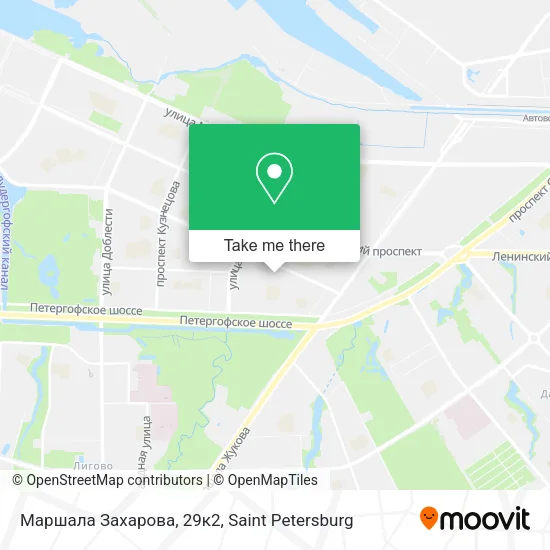 Маршала Захарова, 29к2 map