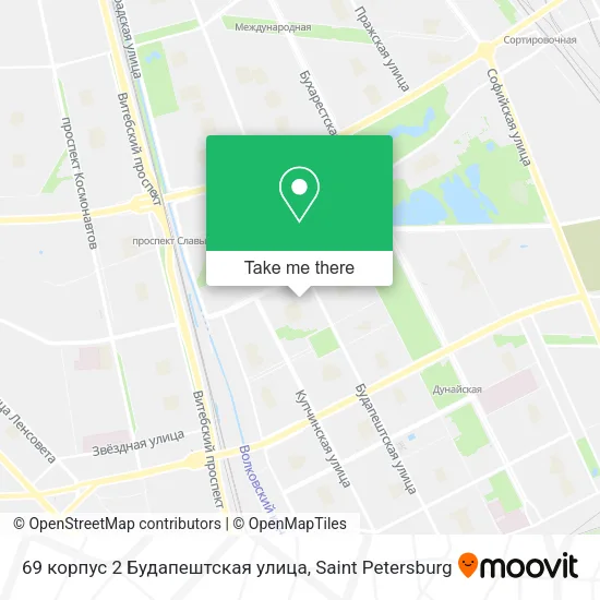 69 корпус 2 Будапештская улица map