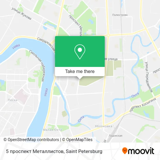 5 проспект Металлистов map