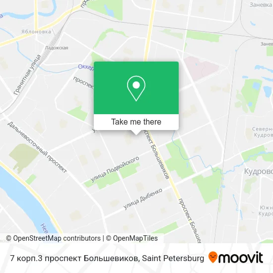 7 корп.3 проспект Большевиков map