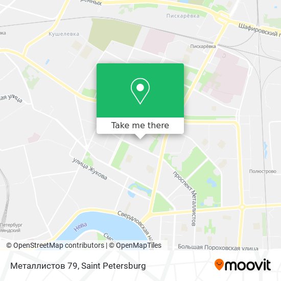 Металлистов 79 map