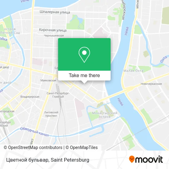 Цветной бульвар map