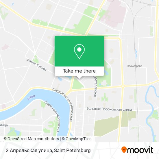 2 Апрельская улица map