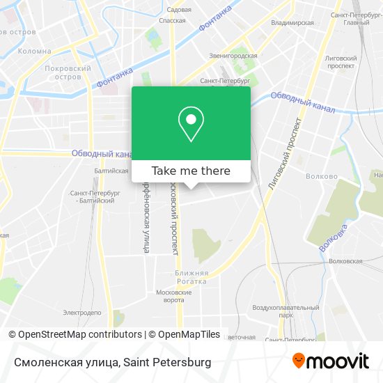 Смоленская улица map