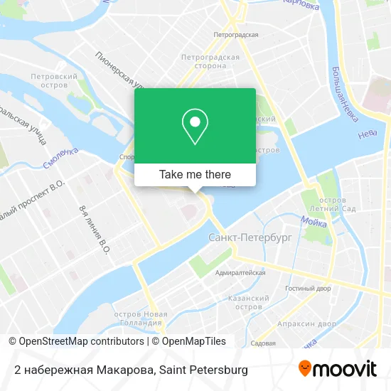 2 набережная Макарова map