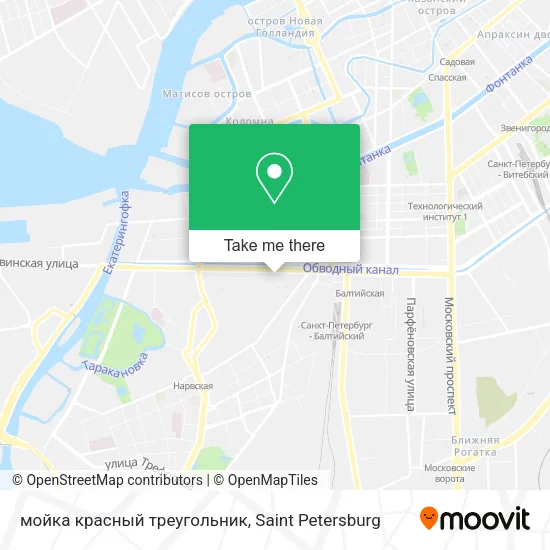 мойка красный треугольник map