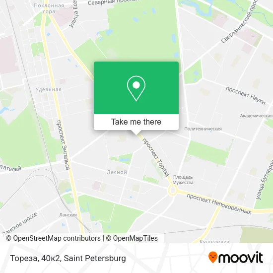 Тореза, 40к2 map