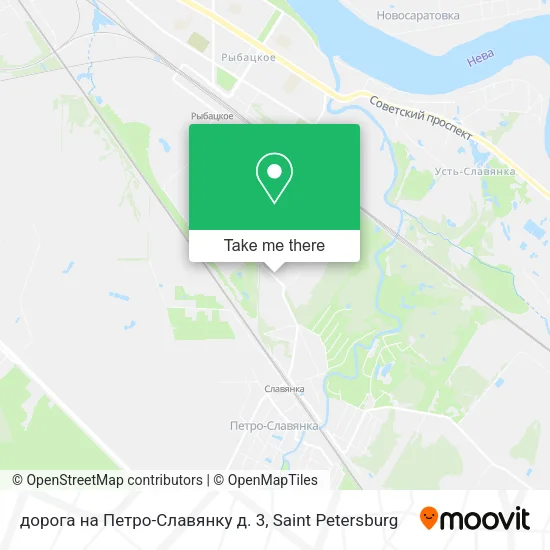 дорога на Петро-Славянку д. 3 map