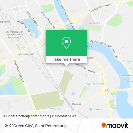 ЖК "Green City" map
