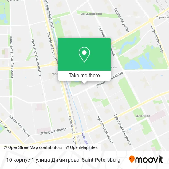 10 корпус 1 улица Димитрова map