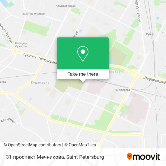 31 проспект Мечникова map