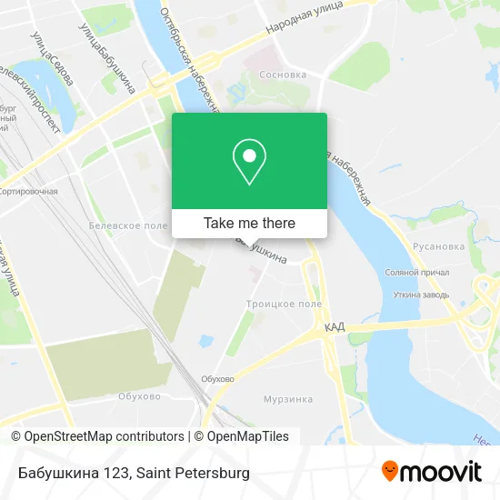 Бабушкина 123 map