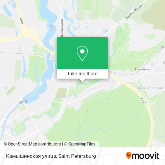 Камышинская улица map