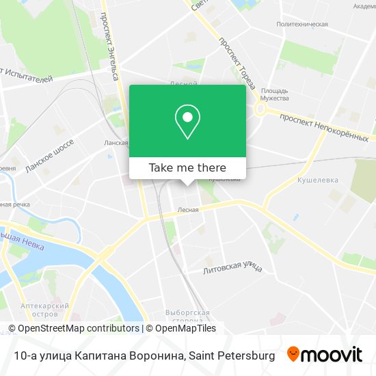 10-а улица Капитана Воронина map