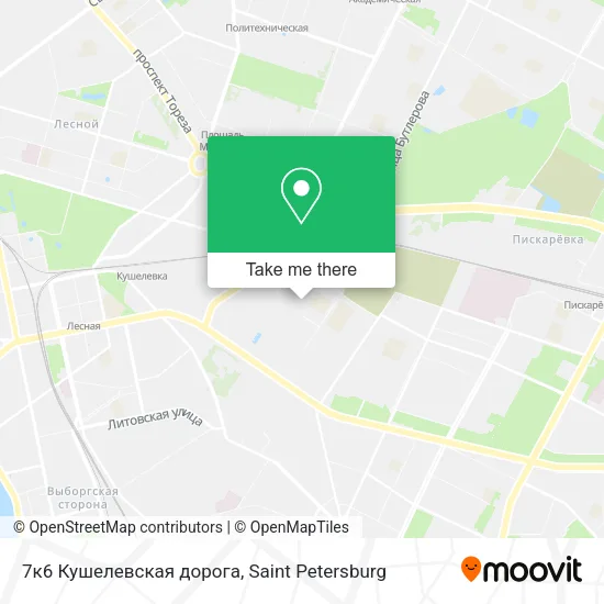 7к6 Кушелевская дорога map