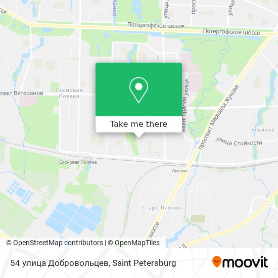 54 улица Добровольцев map