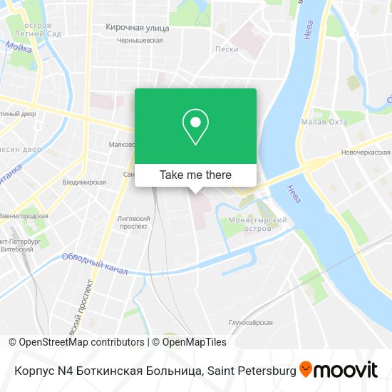 Корпус N4 Боткинская Больница map