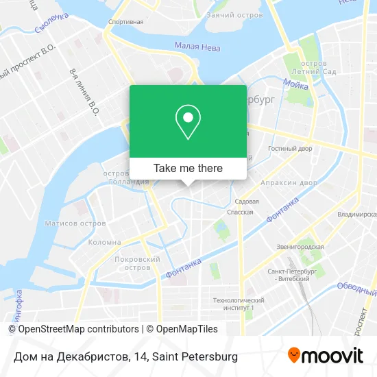 Дом на Декабристов, 14 map