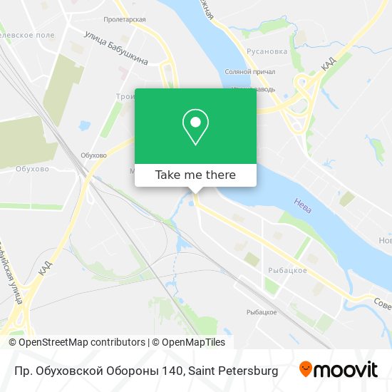 Пр. Обуховской Обороны 140 map