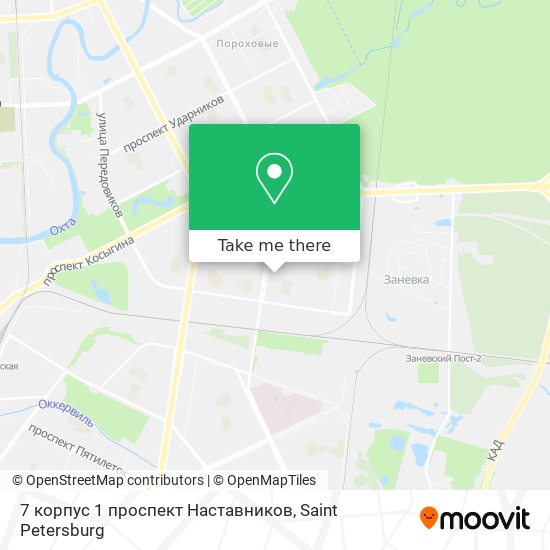 7 корпус 1 проспект Наставников map