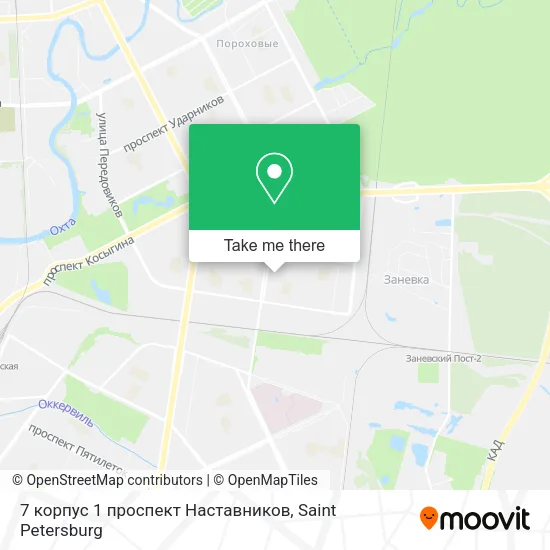 7 корпус 1 проспект Наставников map