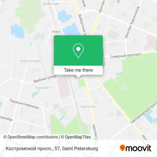 Костромской просп., 57 map