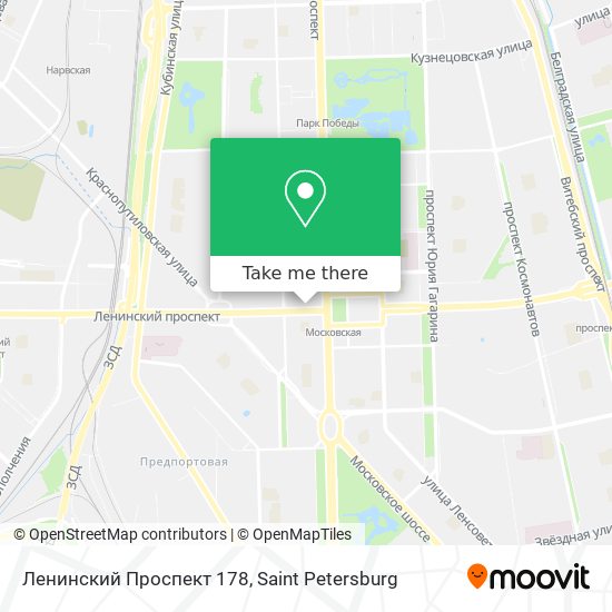 Ленинский Проспект 178 map