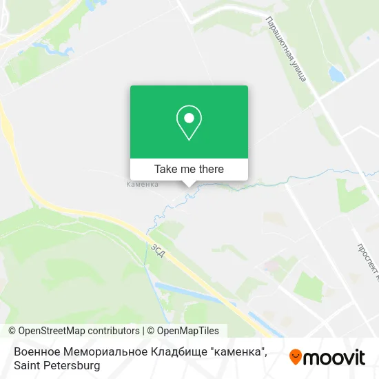 Военное Мемориальное Кладбище "каменка" map