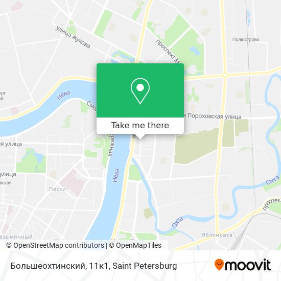 Большеохтинский, 11к1 map