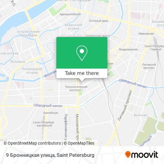 9 Бронницкая улица map