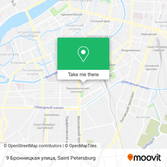 9 Бронницкая улица map